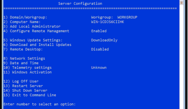 Use-sconfig-to-configure-the-server-locally