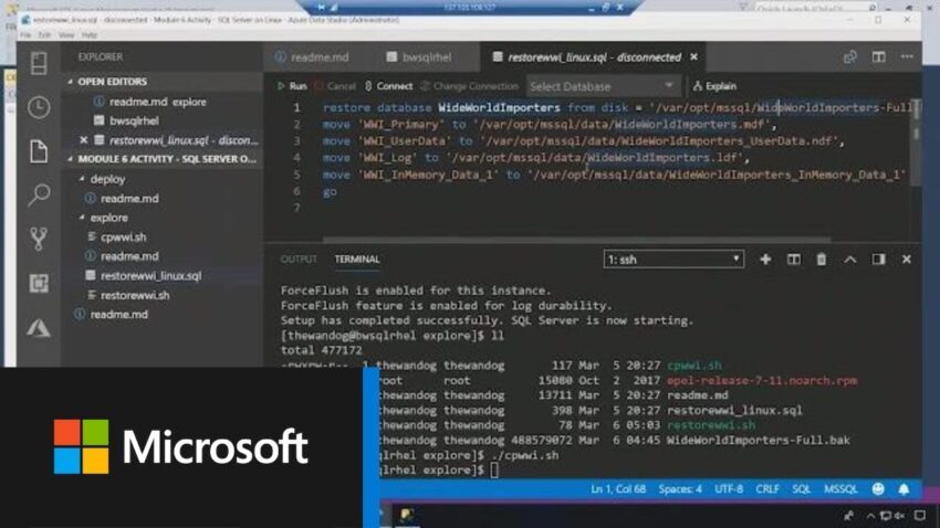 Linux-da SQL Serverdə Azure Key Vault vasitəsilə EKM ilə təhlükəsizliyin gücləndirilməsi